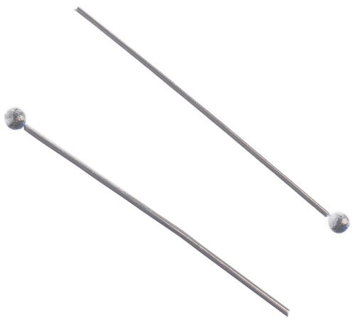 John Bead Stainless Steel Ball Head Pins 50/Pkg-25mm - 26140015
