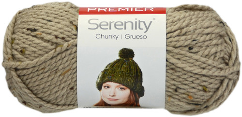 3 Pack - Premier Serenity Chunky Tweed Yarn-Taupe - DN900-16 - 847652092393