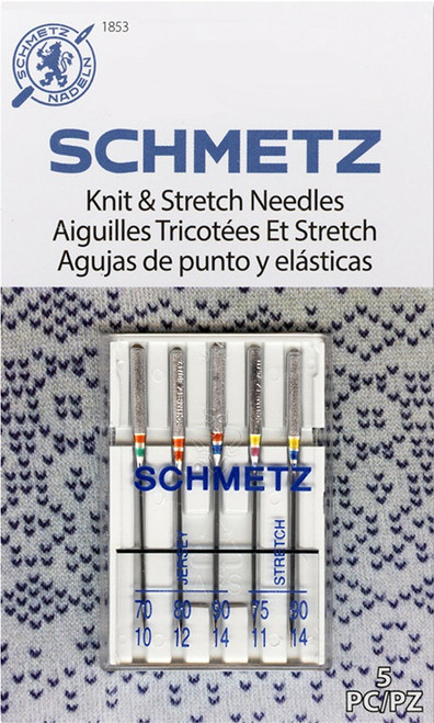 Schmetz Knit & Stretch Needles-Assorted 5/Pkg 1853 - 036346318530