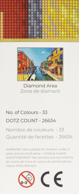 Diamond Dotz Square Diamond Art Kit 14.57"X20.28"-Italian Summer DQ10004
