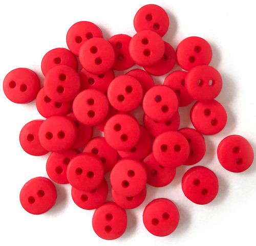 Buttons Galore Tiny Buttons-Red - GBTB-1590 - 840934099400
