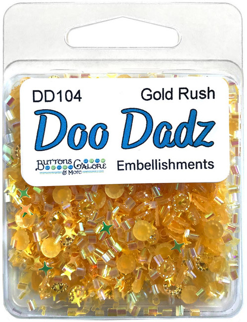 Buttons Galore Doodadz Embellishments-Gold Rush DOODADZ-DD104 - 840934087278