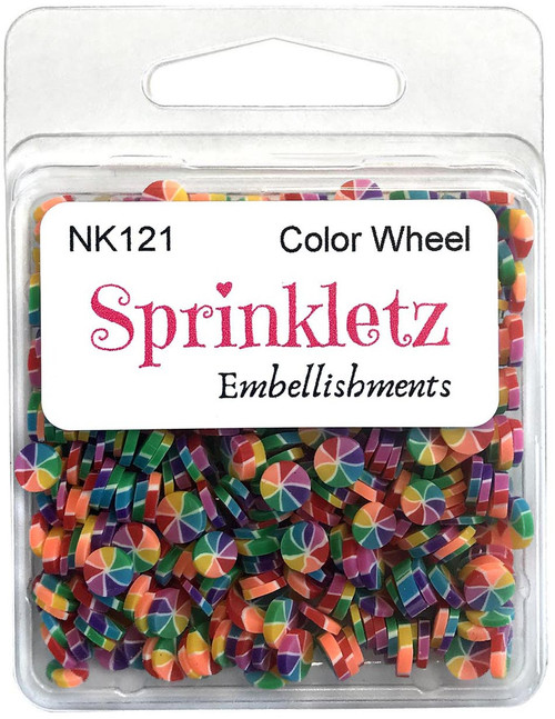 6 Pack - Buttons Galore Sprinkletz Embellishments 12g-Color Wheel - BNK-121 - 840934087469