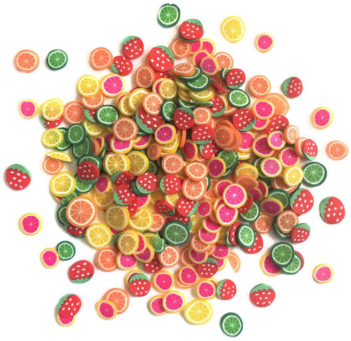6 Pack Buttons Galore Sprinkletz Embellishments 12g-Fruit Cocktail BNK-122