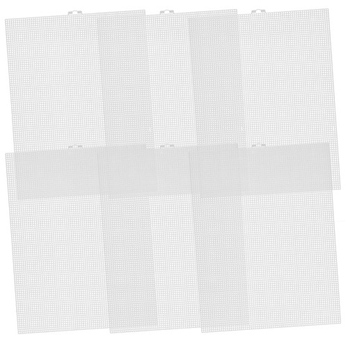 3 Pack - Janlynn Plastic Canvas 7 Count 10.5"X13.5" 6/Pkg-Clear - 997-2014