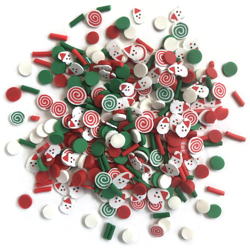 6 Pack Buttons Galore Sprinkletz Embellishments 12g-Saint Nick BNK-119