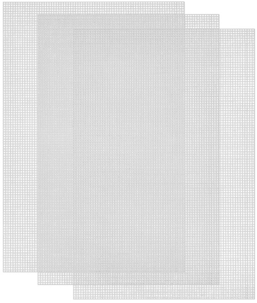 3 Pack Janlynn Plastic Canvas 7 Count 12"X18" 3/Pkg-Clear 997-2013