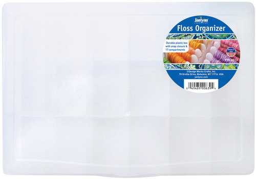 4 Pack Janlynn Floss Organizer 17 Compartments -11"X7.5"X2.75" 998-6013 - 049489006394