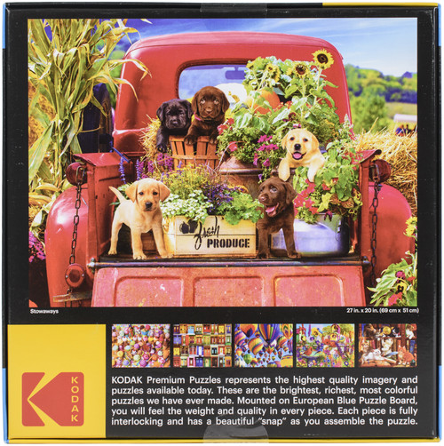 Kodak Premium Jigsaw Puzzle 1000 Pieces 20"X27"-Stowaways - 8700ZZAA Kodak Premium Jigsaw Puzzle 1000 Pieces 20"X27"-Stowaways - 8700ZZAA