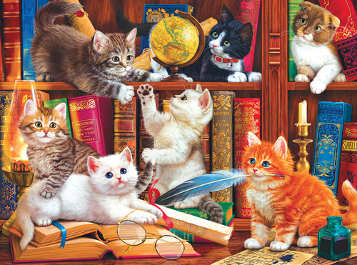 Kodak Premium Jigsaw Puzzle 1000 Pieces 20"X27"-Library Mischief - 8700AE