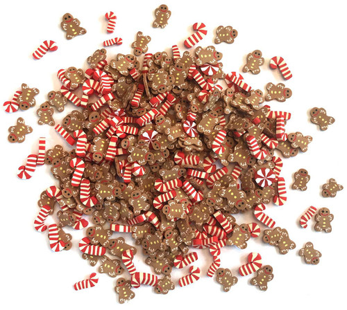 6 Pack - Buttons Galore Sprinkletz Embellishments 12g-Santa's Treats - BNK-117