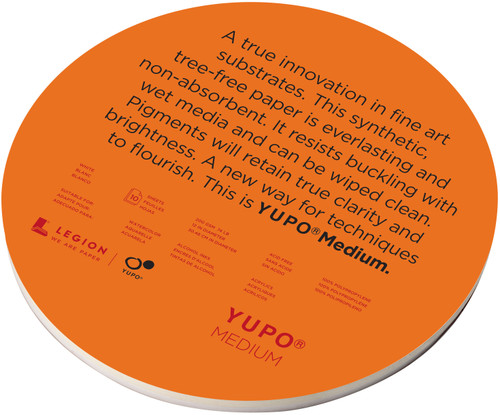 YUPO Paper Rounds 12x12-White WH12C