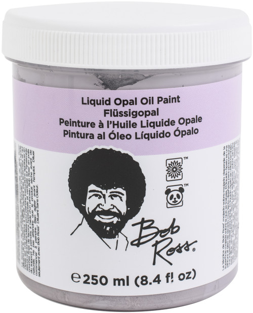 Bob Ross Oil Paint Base Coat 237ml (8oz)-Liquid Opal -50006239 - 40011281554494001128155449