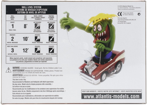 Atlantis Plastic Model Kit-Ed Roth Mr Gasser 57 Chevy - H1301