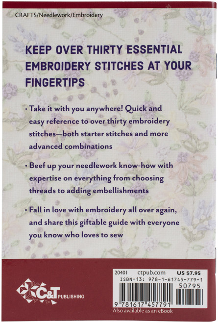 2 Pack Embroidery Stitching Handy Pocket GuideB7457791