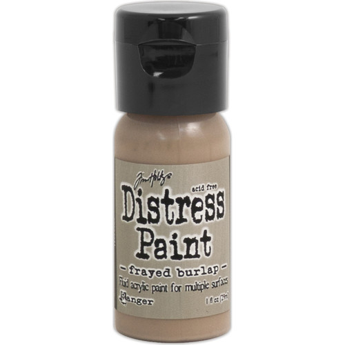 3 Pack - Tim Holtz Distress Paint Flip Top 1oz-Frayed Burlap - TDF-53071 - 789541053071