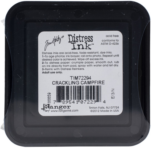 3 Pack - Tim Holtz Distress Ink Pad-Crackling Campfire - DIS-72294 3 Pack - Tim Holtz Distress Ink Pad-Crackling Campfire - DIS-72294