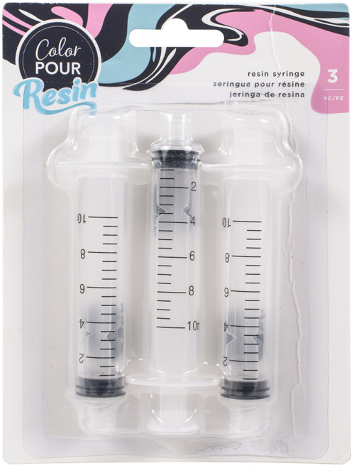 American Crafts Color Pour Resin Syringes 3/Pkg34001983 - 718813570305