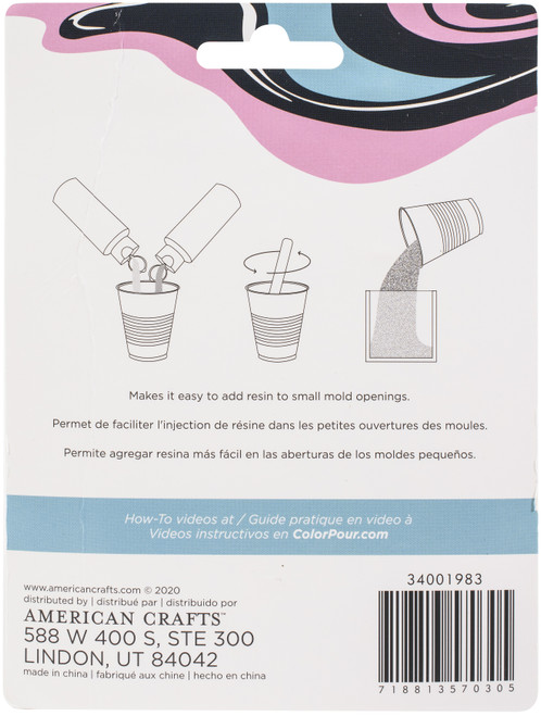 American Crafts Color Pour Resin Syringes 3/Pkg- - 34001983