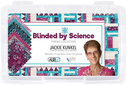 Aurifil Designer Thread Collection-Blinded By Science By Jackie Kunkel JK50BS12 - 8057252012659