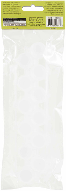 6 Pack - Color Factory Empty Paint Pots 2.5ml 2/Pkg-6-Pot Strips - PA040 6 Pack - Color Factory Empty Paint Pots 2.5ml 2/Pkg-6-Pot Strips - PA040