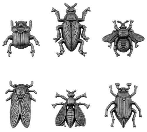 Idea-Ology Metal Adornments 5/Pkg-Entomology - TH94079
