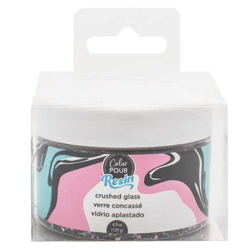 American Crafts Color Pour Mix-Ins 4.9oz-Crushed Glass - Ocean - 34001011 - 718813529075