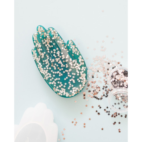 American Crafts Color Pour Resin Mold-Hand Dish - 34002256 American Crafts Color Pour Resin Mold-Hand Dish - 34002256