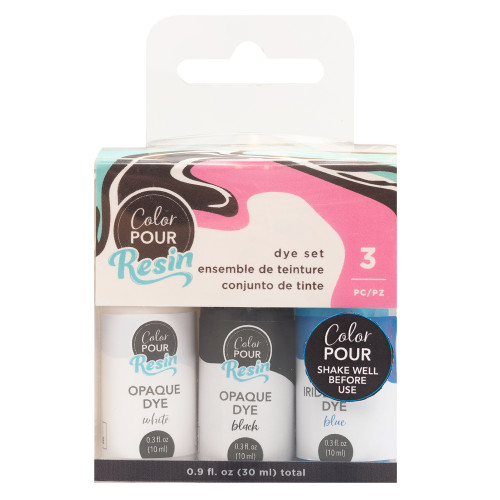 American Crafts Color Pour Resin .3oz 3/Pkg-Iridescent - 34001577 - 718813541886
