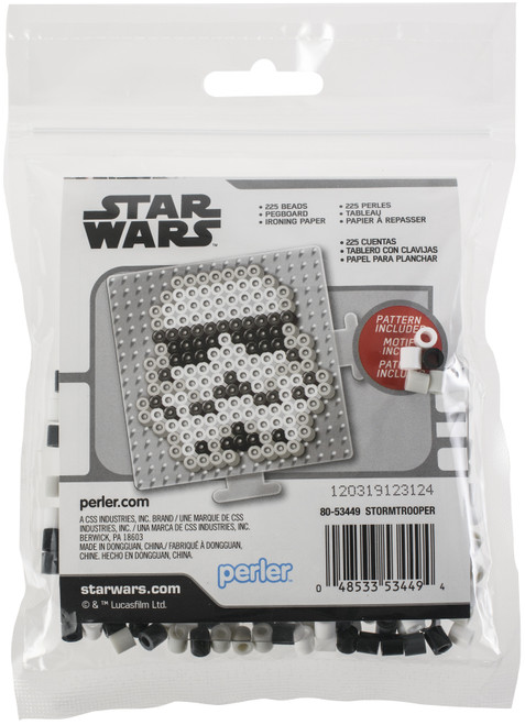 6 Pack - Perler Fused Bead Trial Kit-Star Wars Stormtrooper - 53449