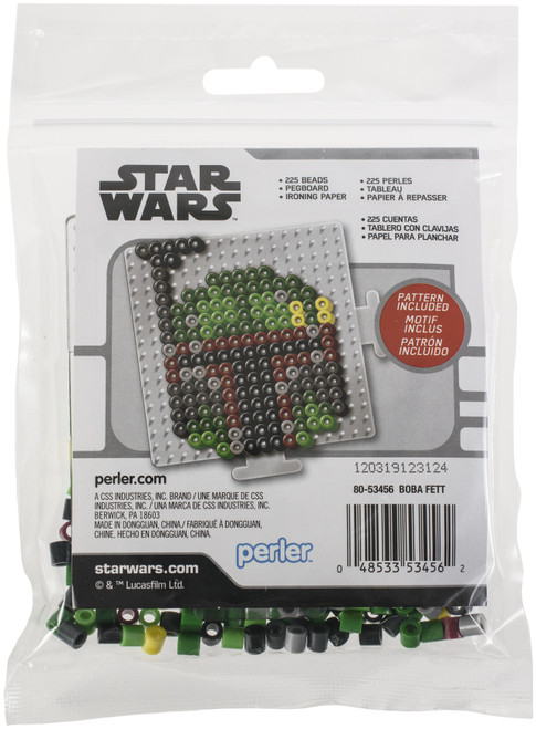 6 Pack Perler Fused Bead Trial Kit-Star Wars Boba Fett 53456