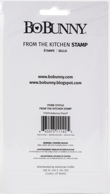 BoBunny Clear Stamps 4"X6"-From The Kitchen 7311142