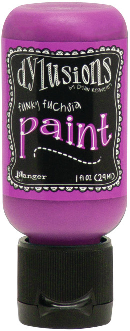 3 Pack - Dylusions Acrylic Paint 1oz-Funky Fuchsia - DYQ-70498 - 789541070498