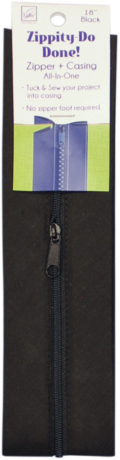 3 Pack - June Tailor Zippity-Do-Done Zipper 18"-Black - JT1611 - 730976016117 3 Pack - June Tailor Zippity-Do-Done Zipper 18"-Black - JT1611 - 730976016117