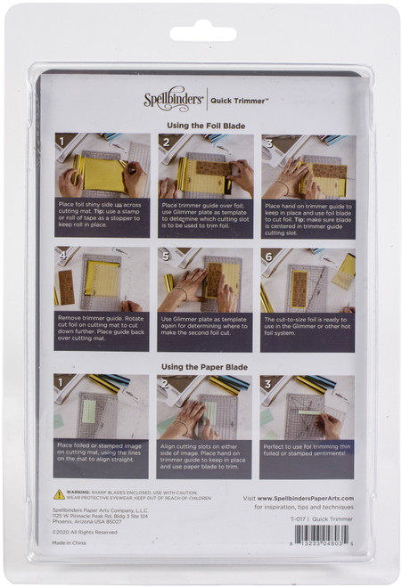 Spellbinders Quick Trimmer Tool-6 Pieces - T017 Spellbinders Quick Trimmer Tool-6 Pieces - T017