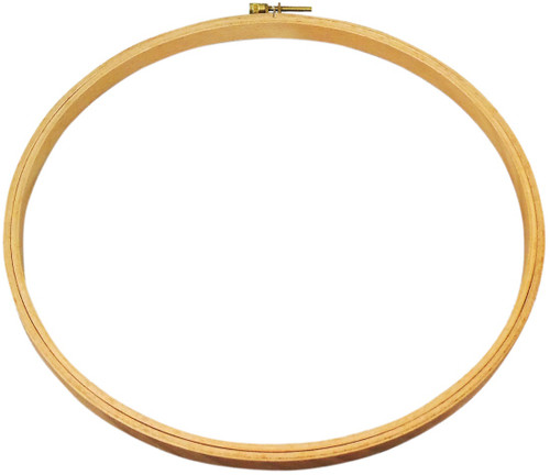 Frank A. Edmunds Beechwood Embroidery Hoop-11" W/ 15mm Wide Band -202-11Q