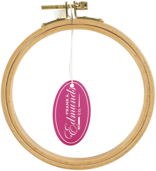 Frank A. Edmunds Beechwood Embroidery Hoop-5" - 202-5 - 715627120252