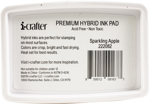 2 Pack i-crafter Hybrid Ink Pad-Sparkling Apple I22-2082