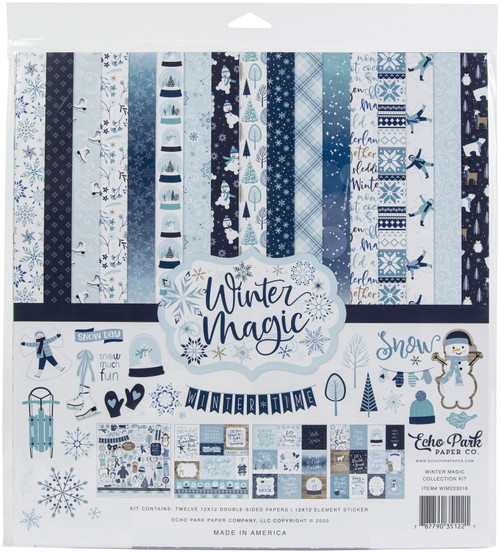 Echo Park Collection Kit 12"X12"-Winter Magic IM223016 - 787790351221