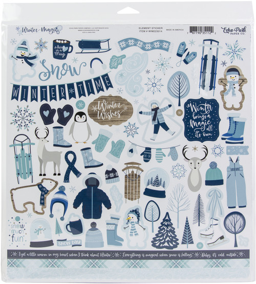 Echo Park Collection Kit 12"X12"-Winter Magic IM223016