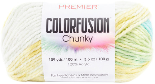 Premier Colorfusion Chunky Yarn-Springtime - 1174-01 - 847652098562