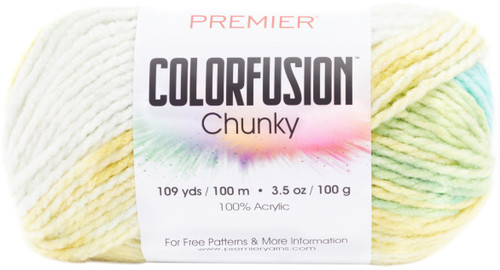 Premier Colorfusion Chunky Yarn-Springtime 1174-01 - 847652098562