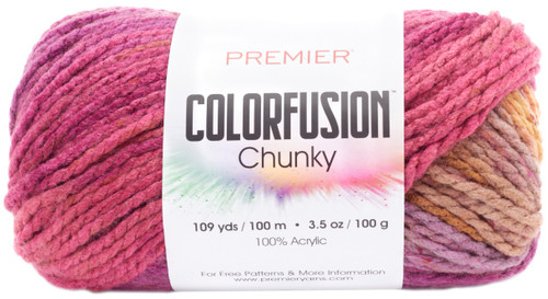 Premier Colorfusion Chunky Yarn-Autumn Sky - 1174-02 - 847652098579 Premier Colorfusion Chunky Yarn-Autumn Sky - 1174-02 - 847652098579