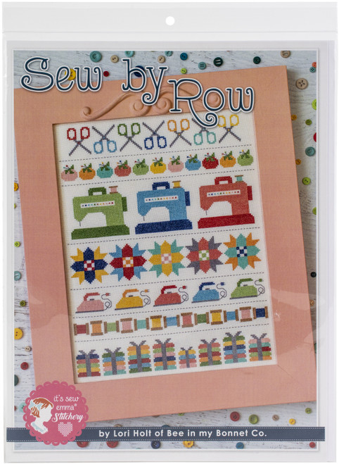 It's Sew Emma Cross Stitch Pattern-Lori Holt's Sew By Row - ISE432 - 672975236090