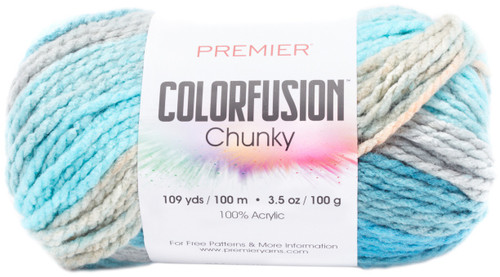 Premier Colorfusion Chunky Yarn-Maui - 1174-09 - 847652098647 Premier Colorfusion Chunky Yarn-Maui - 1174-09 - 847652098647