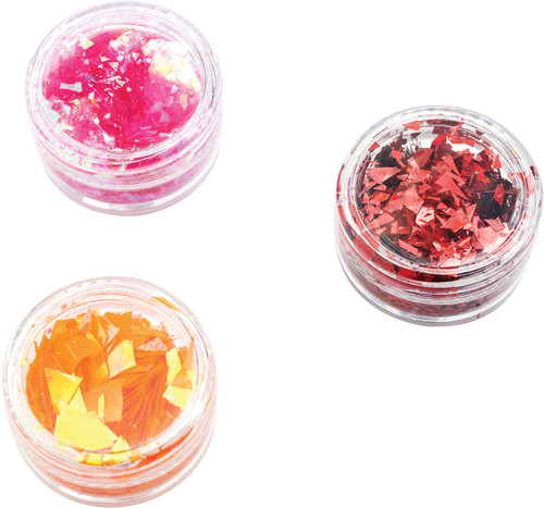 3 Pack - American Crafts Color Pour Foil Flakes .1oz-Warm, 6/Pkg - 353815 3 Pack - American Crafts Color Pour Foil Flakes .1oz-Warm, 6/Pkg - 353815