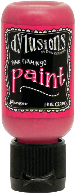 3 Pack - Dylusions Acrylic Paint 1oz-Pink Flamingo - DYQ-70597 - 789541070597