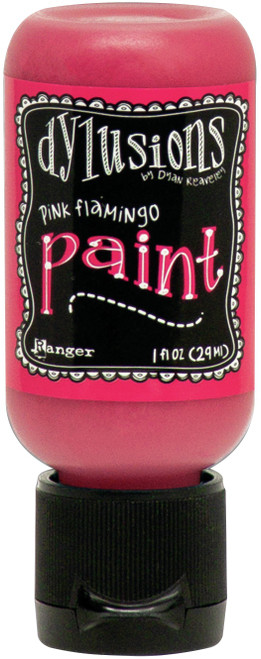 3 Pack Dylusions Acrylic Paint 1oz-Pink Flamingo DYQ-70597 - 789541070597