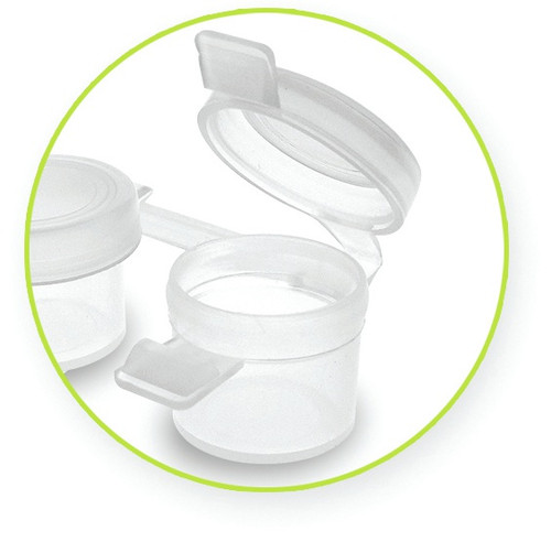 Color Factory Empty Paint Pots 2.5ml 2/Pkg-6-Pot Strips - PA040 Color Factory Empty Paint Pots 2.5ml 2/Pkg-6-Pot Strips - PA040