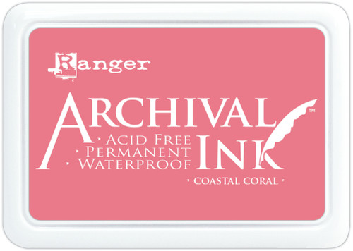 3 Pack - Ranger Archival Ink Pad #0-Coastal Coral - AIP-69300 - 789541069300 3 Pack - Ranger Archival Ink Pad #0-Coastal Coral - AIP-69300 - 789541069300